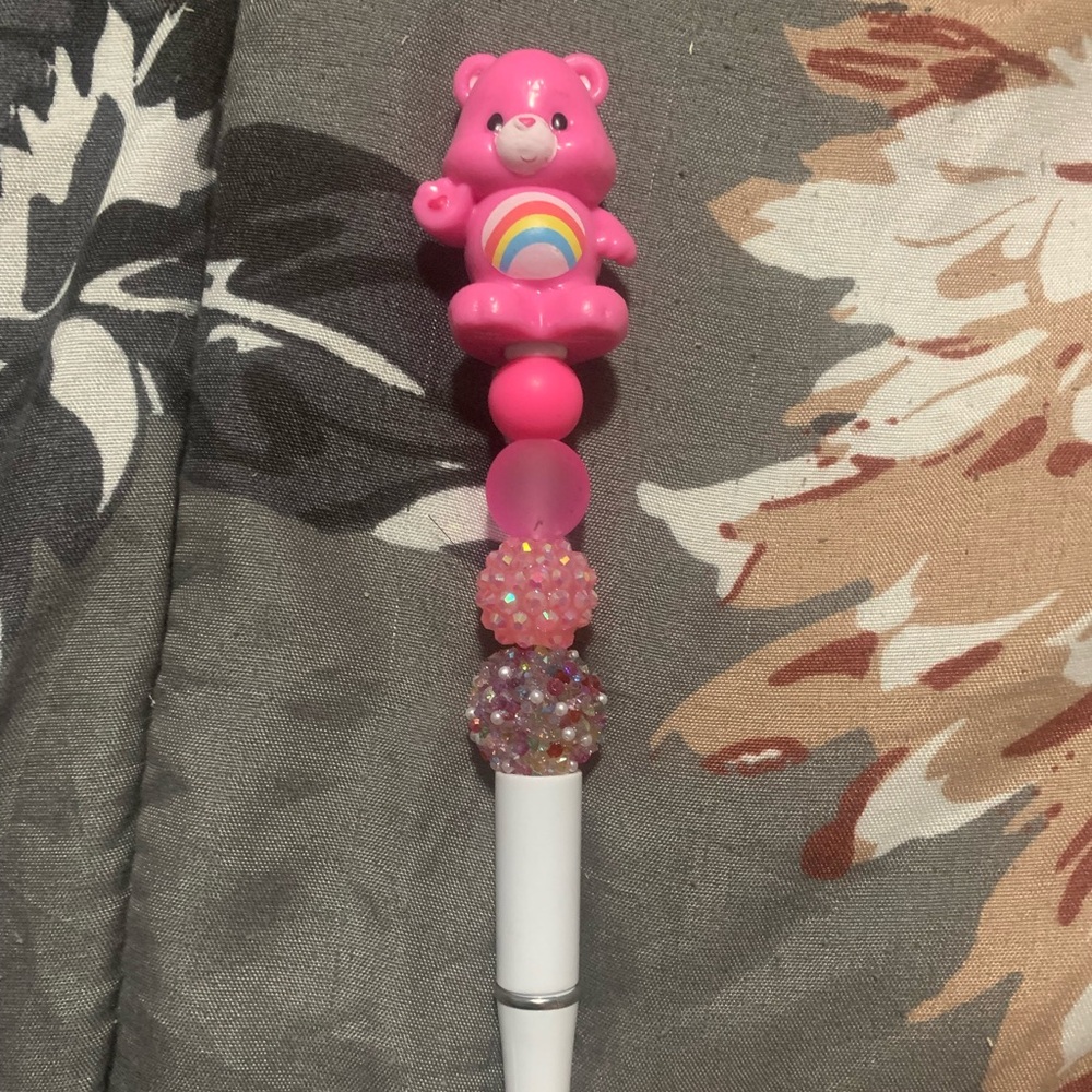 Care bear beadable pen 🖊️